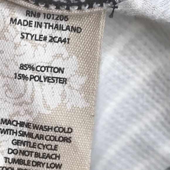 Soft Surroundings Sz XS Striped Asymmetrical Tunic - Picture 4 of 5